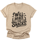 Will Hike for Snacks | Hiking T-Shirt