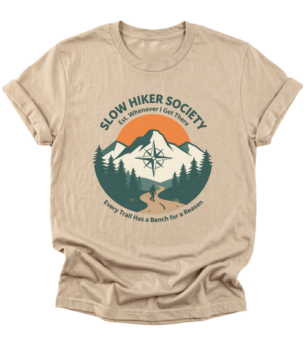 Slow Hiker Society | Hiking T-Shirt