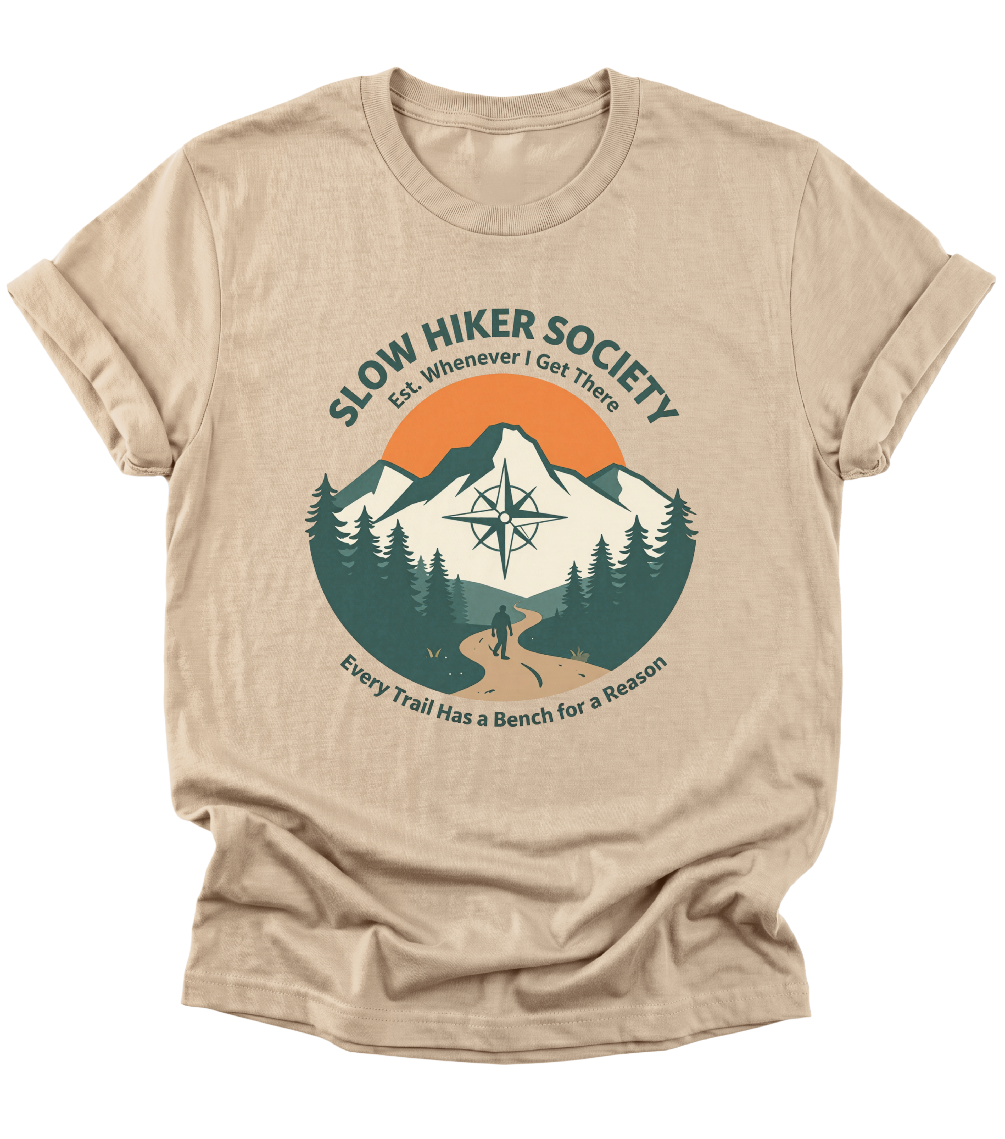 Slow Hiker Society | Hiking T-Shirt