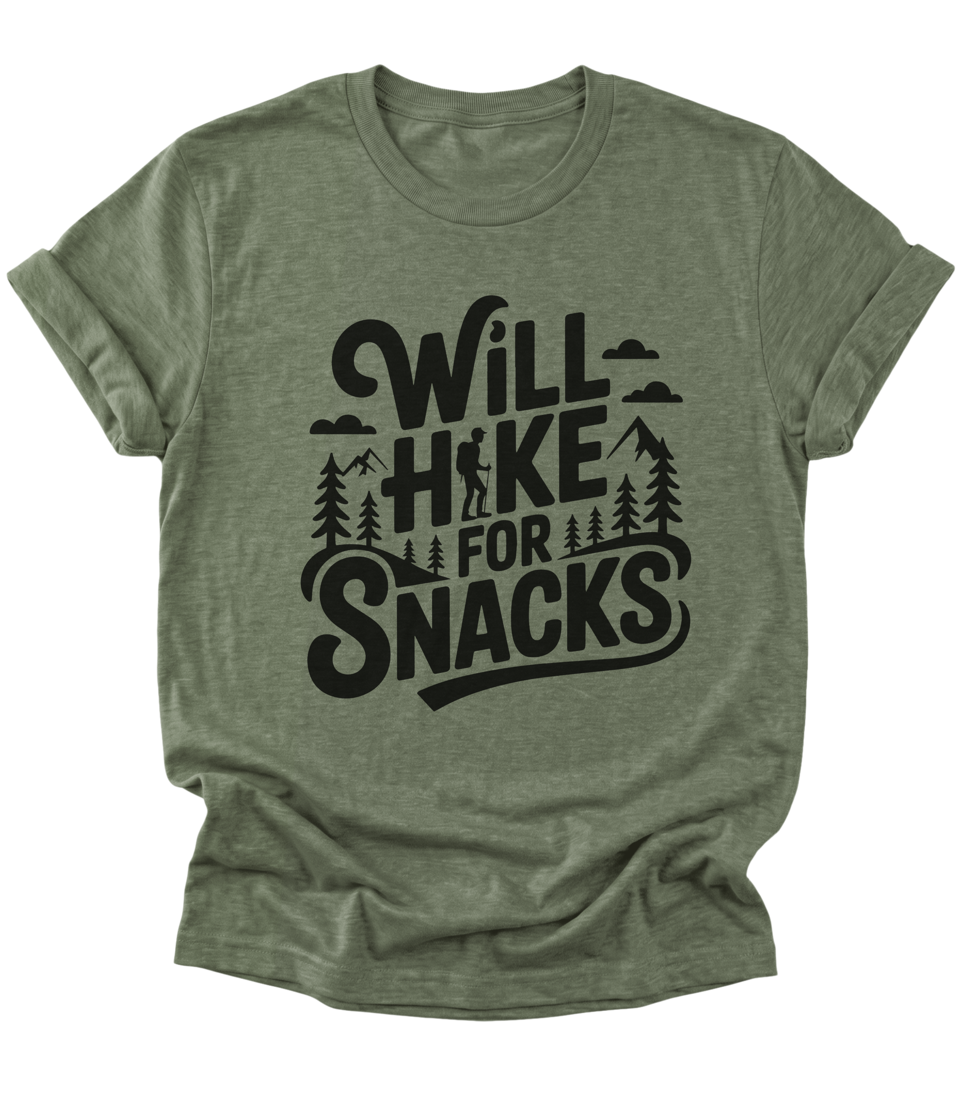 Will Hike for Snacks | Hiking T-Shirt
