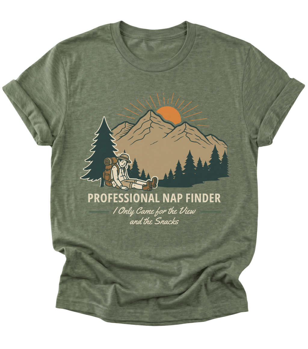 Professional Nap Finder | Hiking T-Shirt