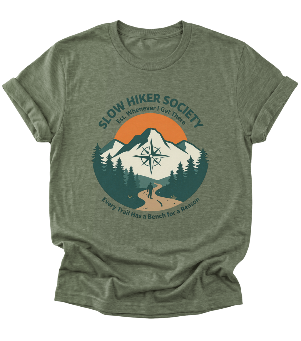 Slow Hiker Society | Hiking T-Shirt