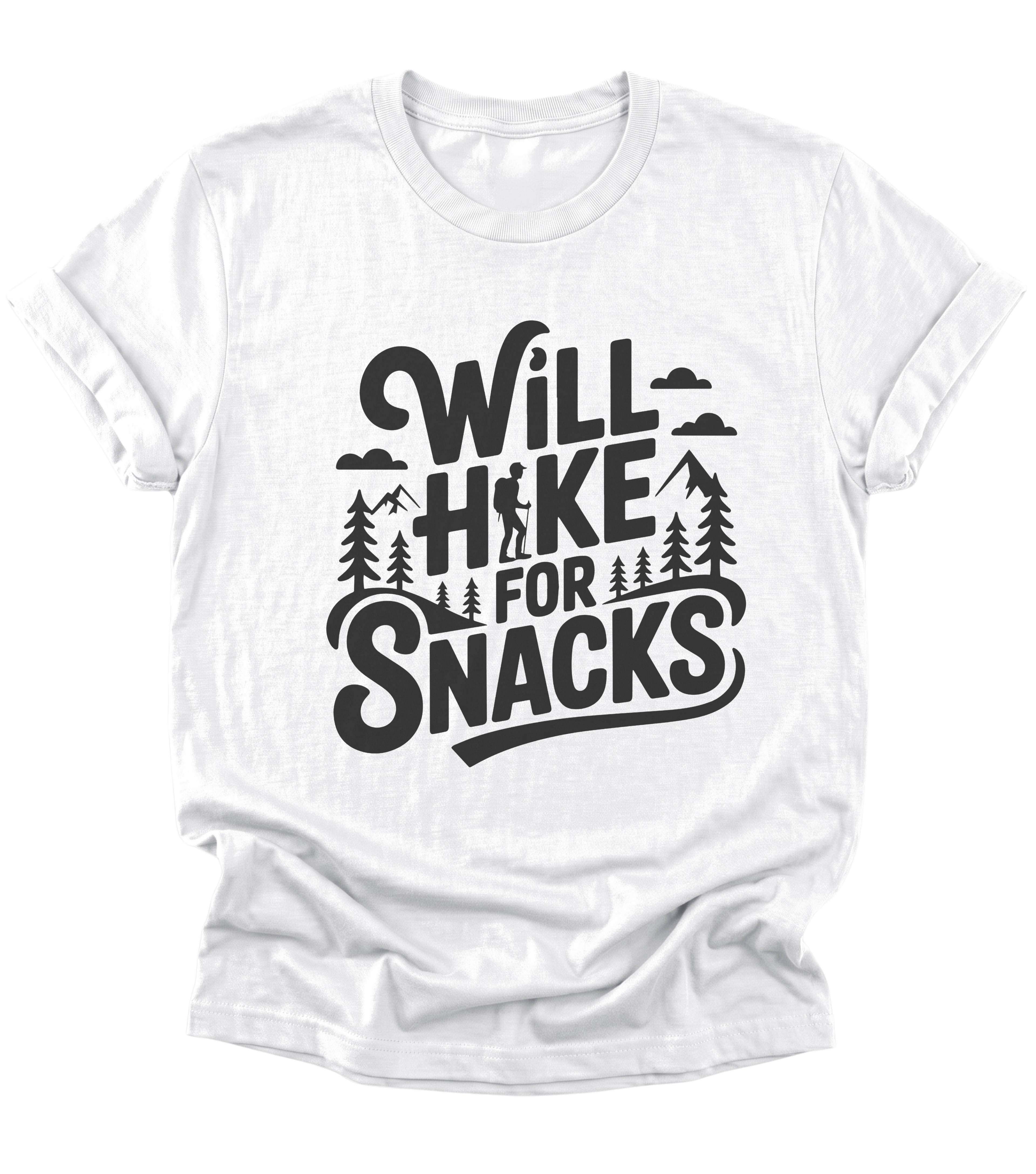 Will Hike for Snacks | Hiking T-Shirt