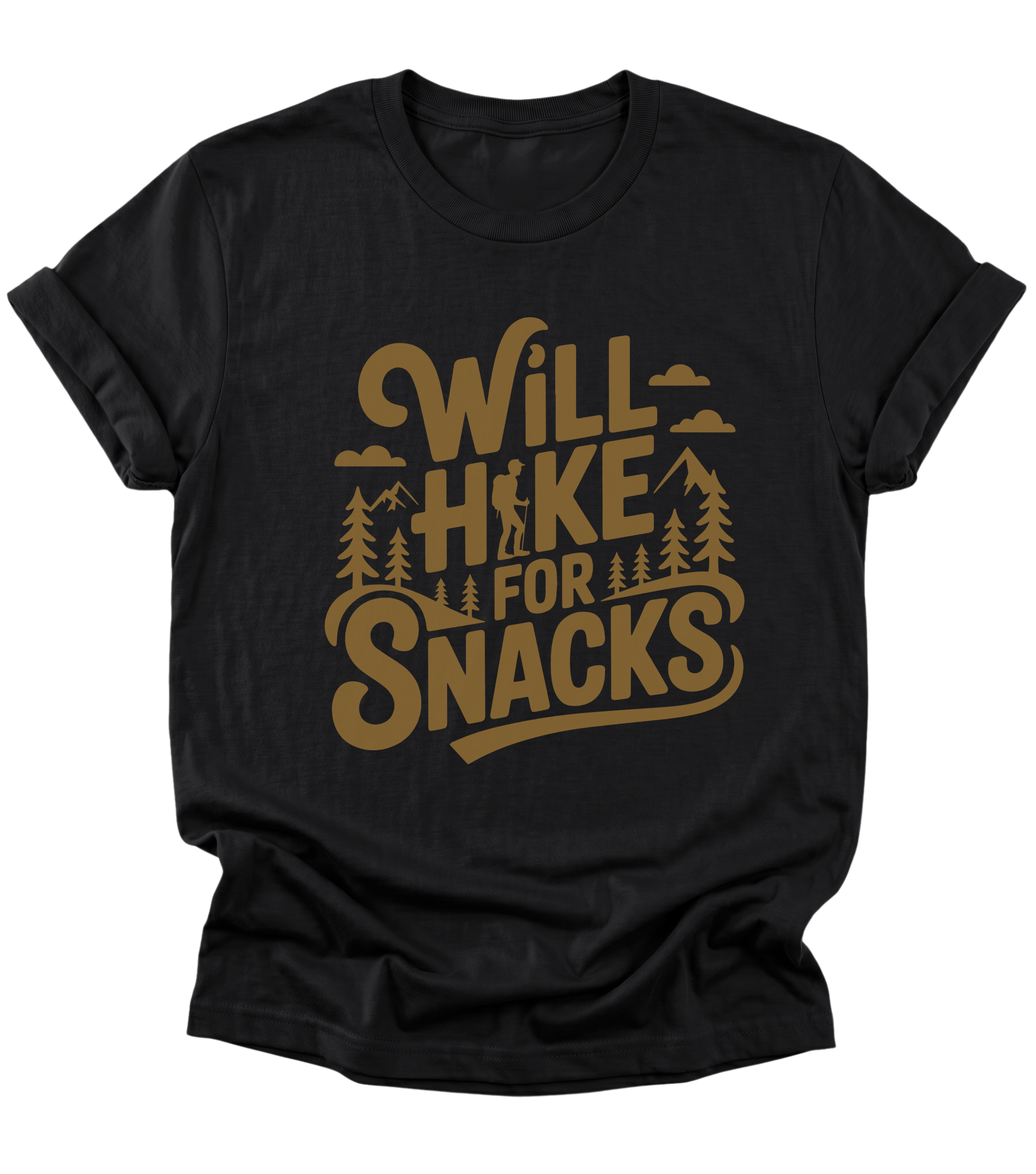 Will Hike for Snacks | Hiking T-Shirt