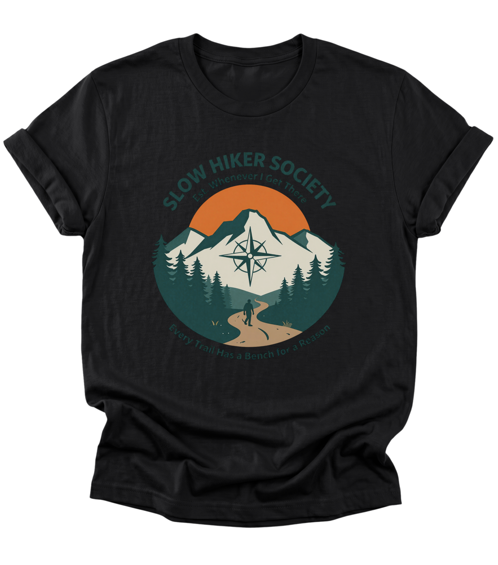 Slow Hiker Society | Hiking T-Shirt