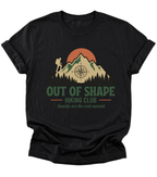Out of Shape Hiking Club | Hiking T-Shirt