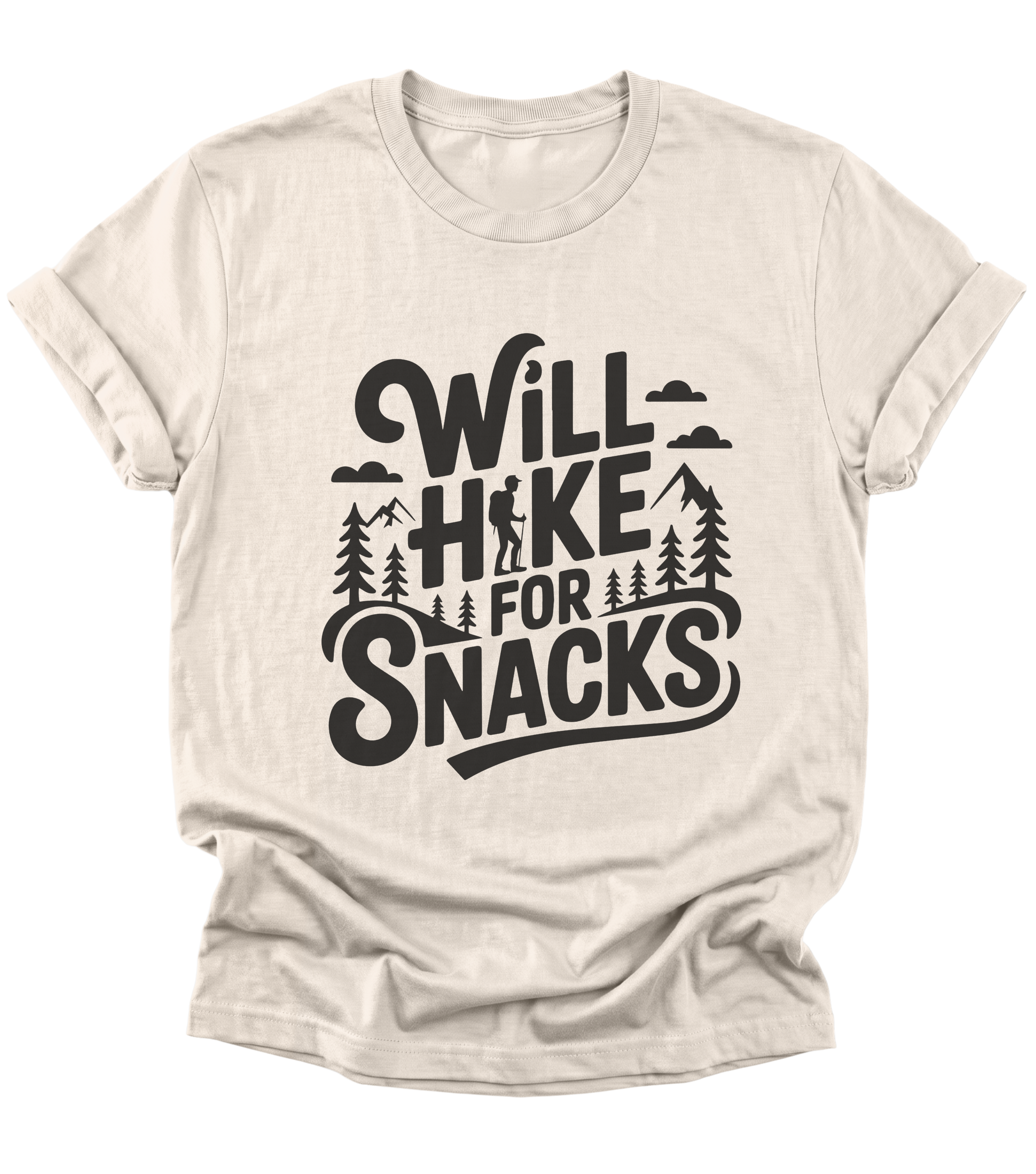 Will Hike for Snacks | Hiking T-Shirt