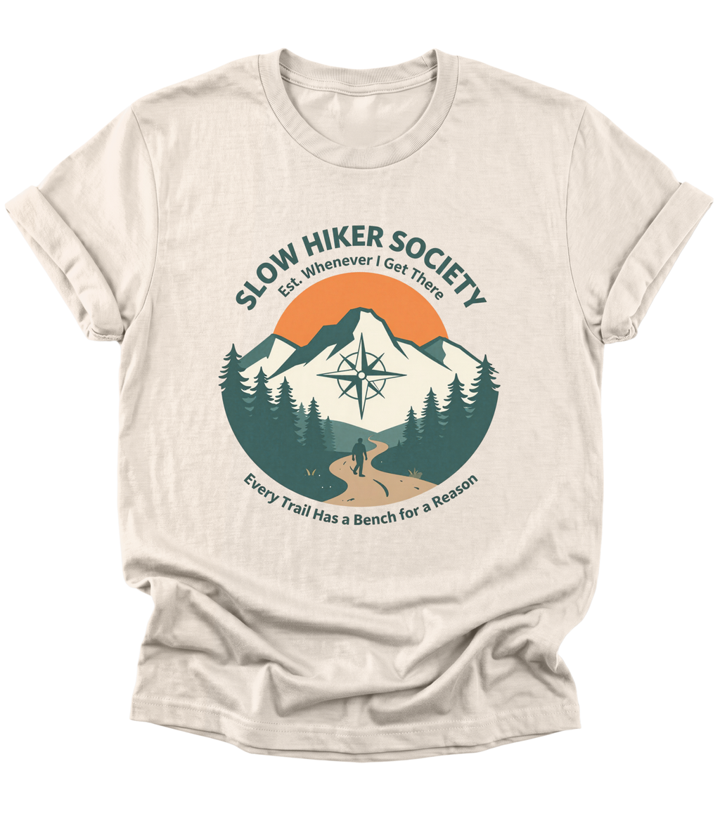 Slow Hiker Society | Hiking T-Shirt