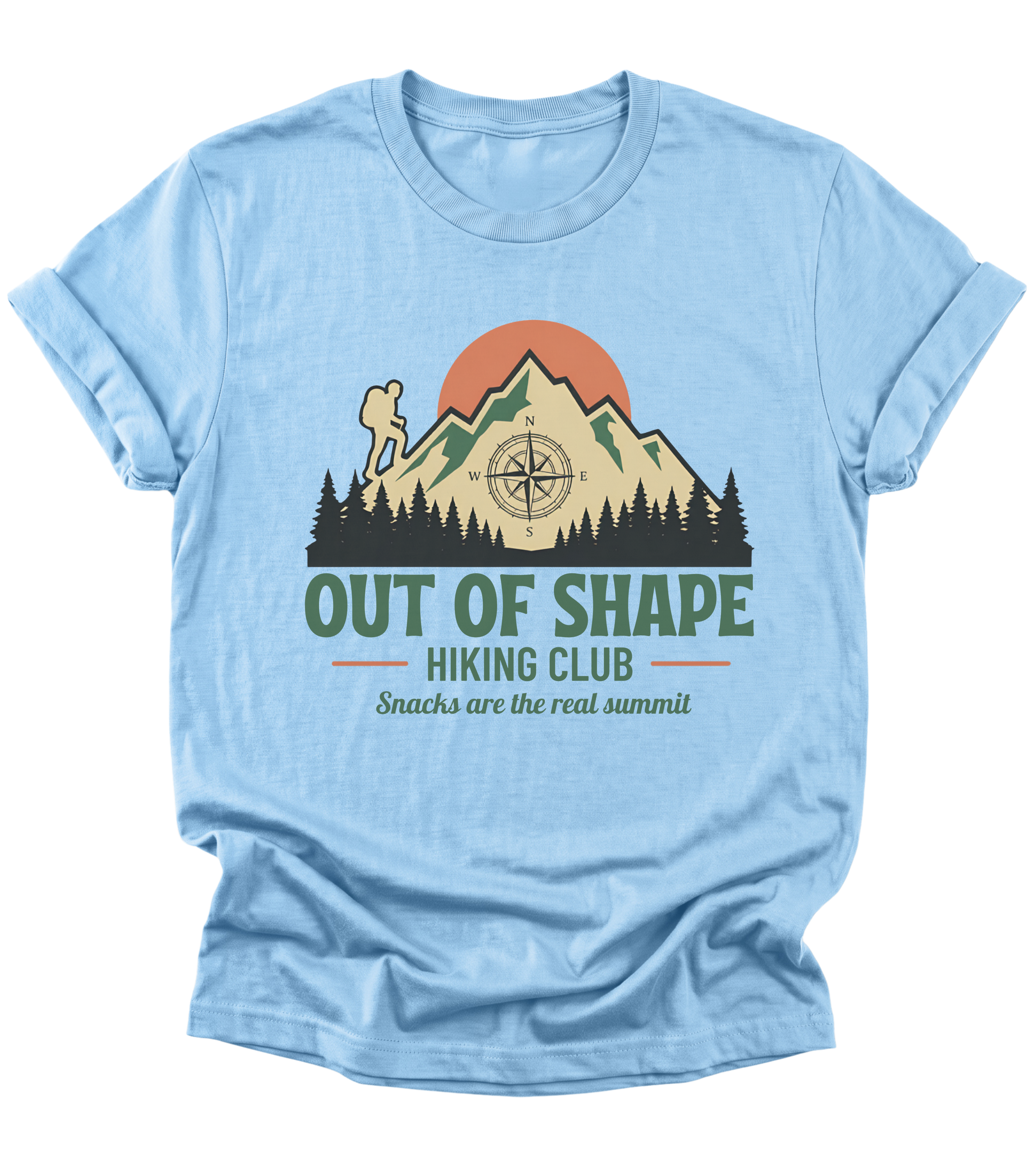 Out of Shape Hiking Club | Hiking T-Shirt
