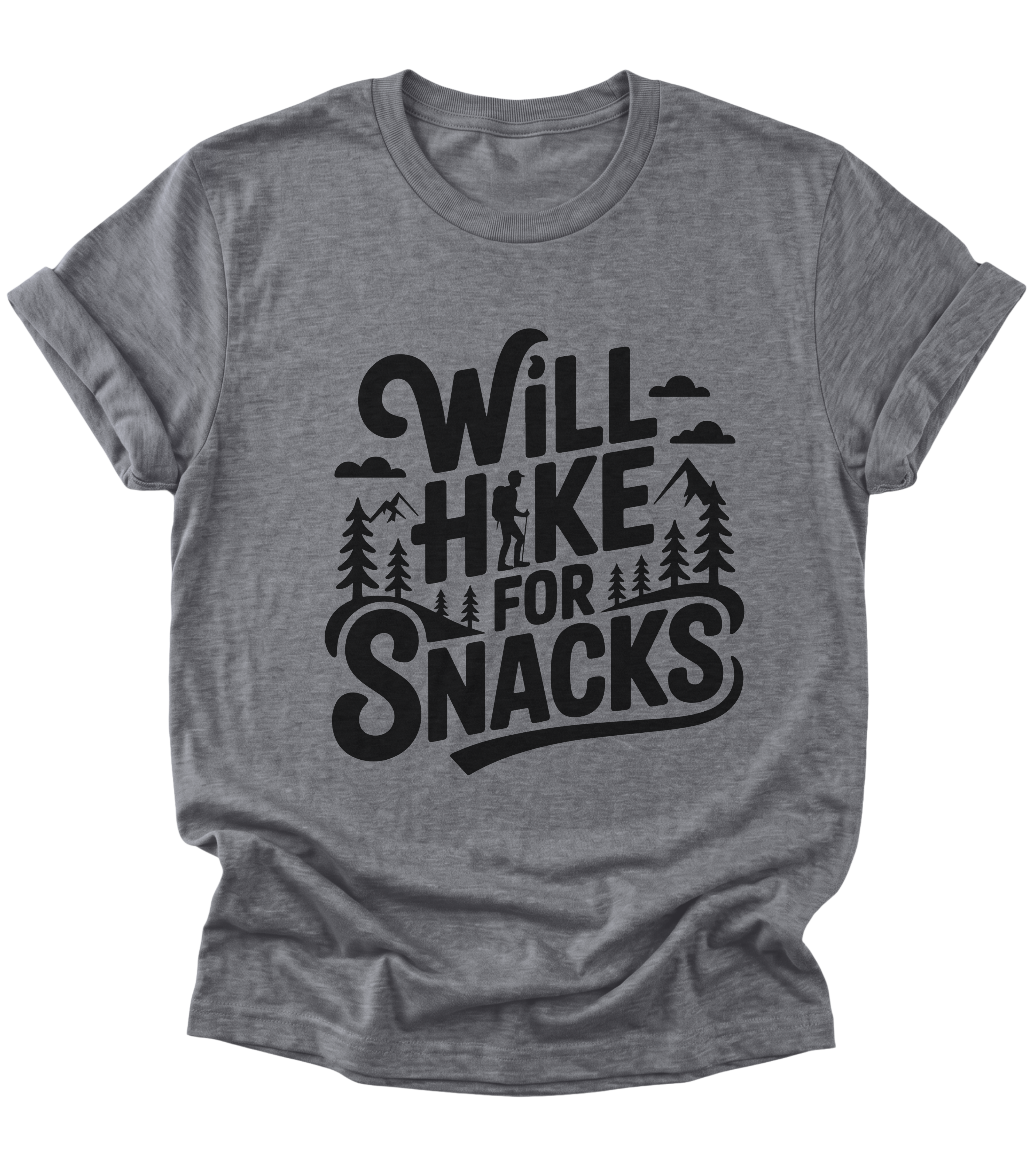 Will Hike for Snacks | Hiking T-Shirt