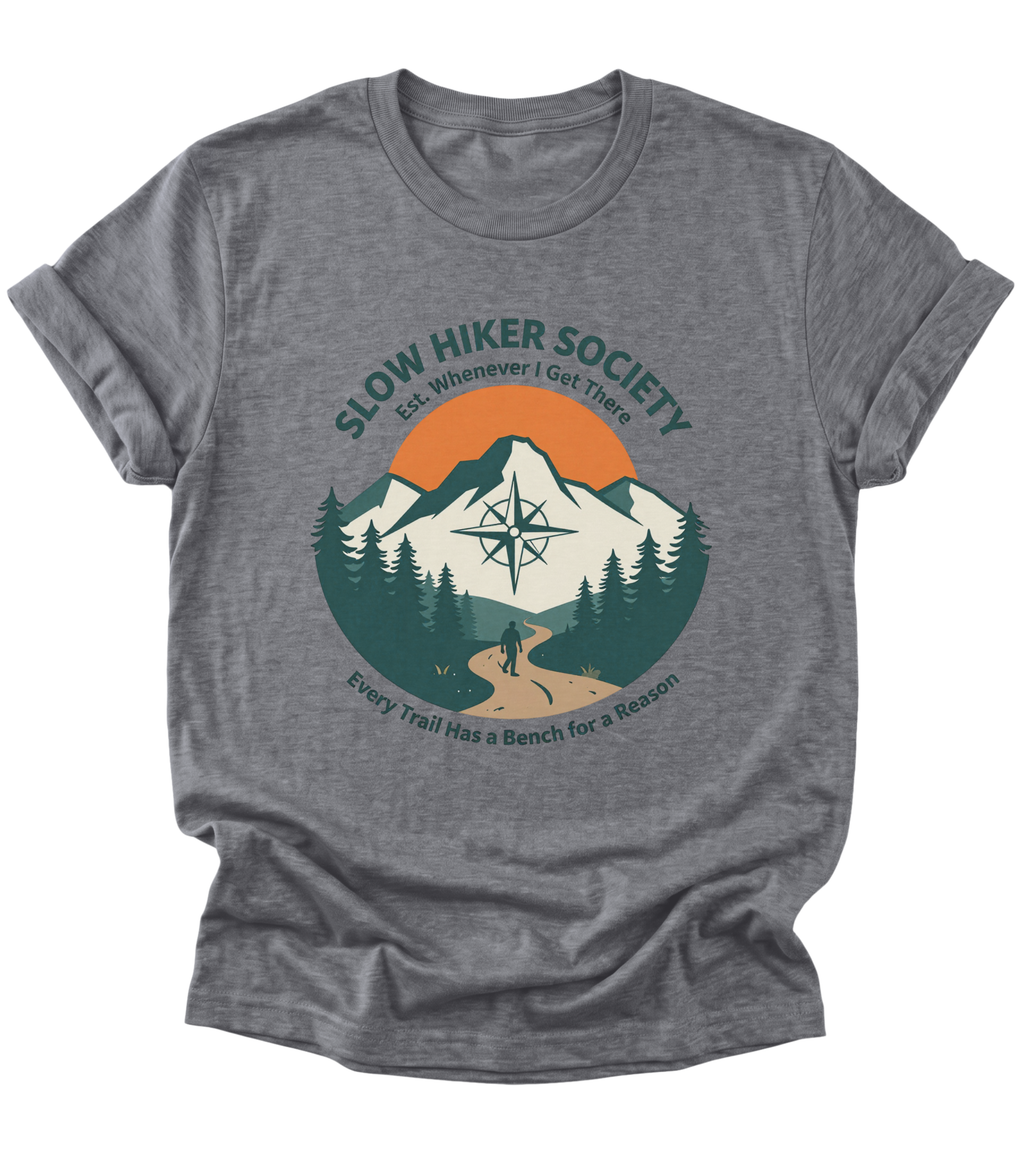 Slow Hiker Society | Hiking T-Shirt
