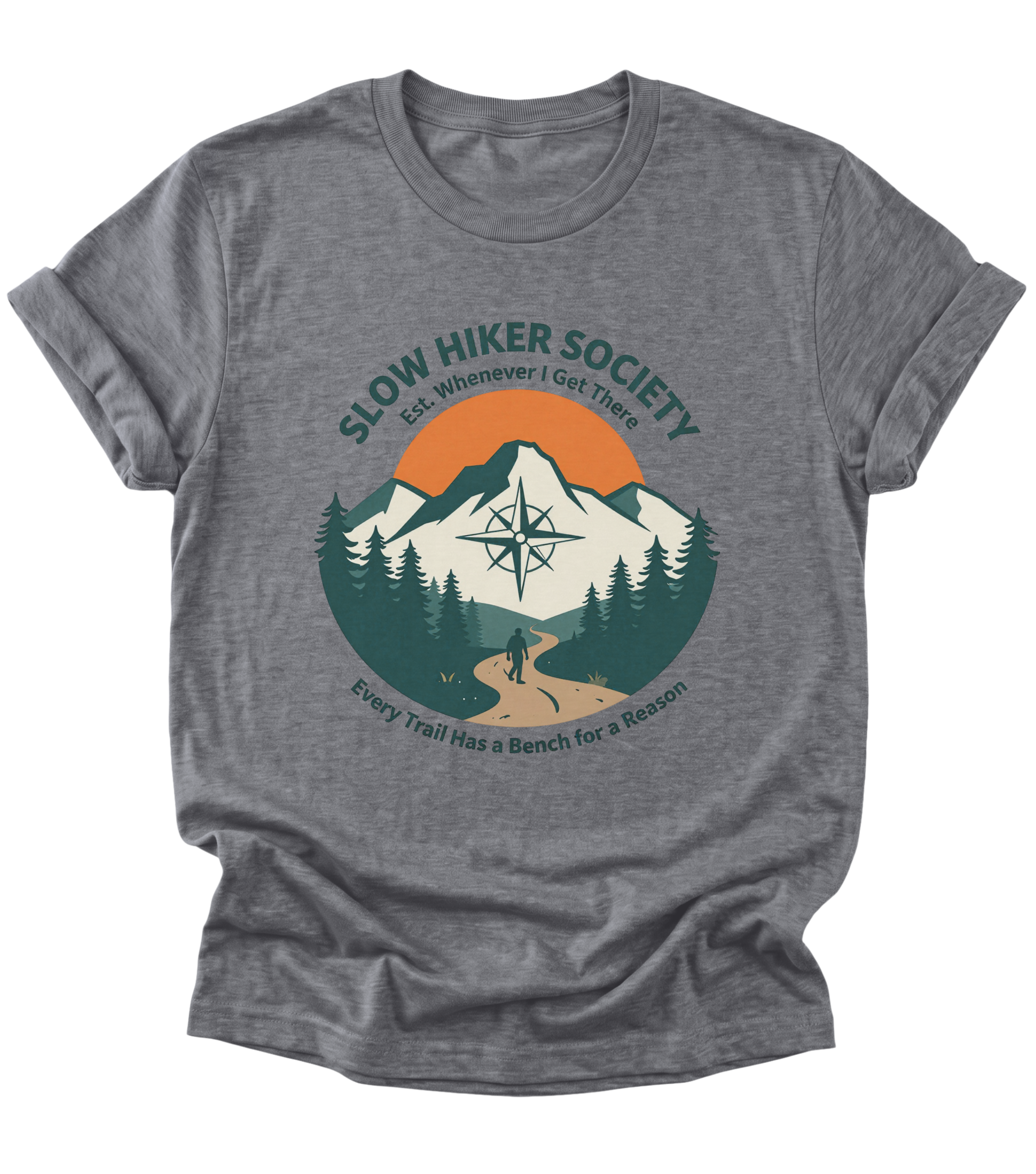 Slow Hiker Society | Hiking T-Shirt