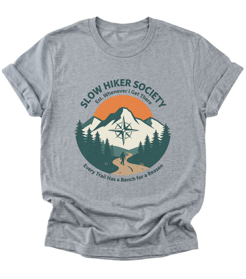 Slow Hiker Society | Hiking T-Shirt