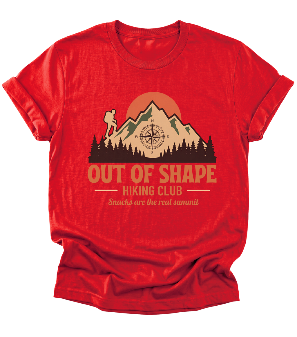 Out of Shape Hiking Club | Hiking T-Shirt