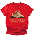 Out of Shape Hiking Club | Hiking T-Shirt