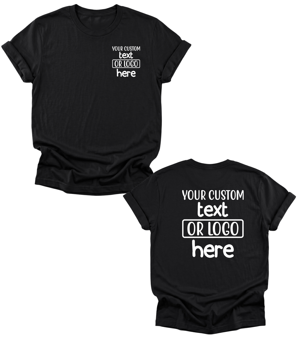 Custom Logo Shirts, Personalized Logo Shirt, Custom Design Shirt, Custom Text Shirt, Business Logo, Team Logo Shirts, Brand Logo T-Shirt