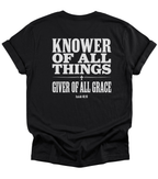 Faith Shirt for Men & Women, Christian Shirt, Religious T-shirt, Bible Verse Shirt Gift, Birthday Gift for Christian, Knower of All Things,