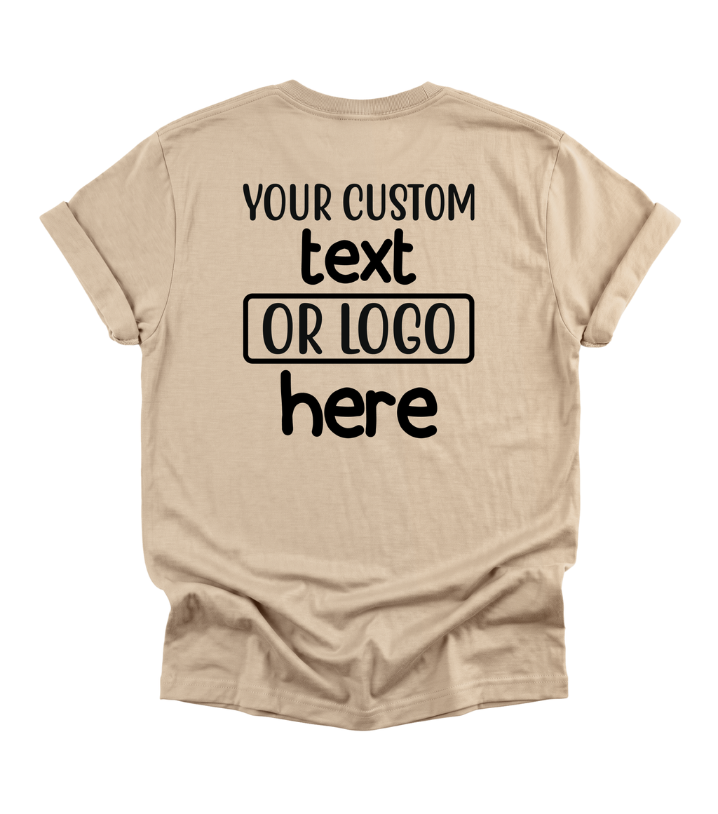 Custom Logo Shirts, Personalized Logo Shirt, Custom Design Shirt, Custom Text Shirt, Business Logo, Team Logo Shirts, Brand Logo T-Shirt